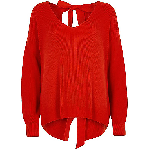 river island spring jackets,jacques-vertuk Dresses Ireland Red tie back sweater Sweaters Knitwear women