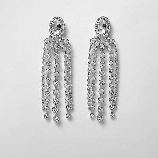 jacques-vertuk Rhinestone jewel dangle earrings 704003 women Jewellery Earrings