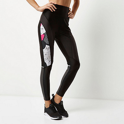 jacques-vertuk RI Active black color block gym leggings 687567 women Trousers