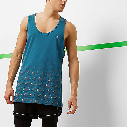 river island sequin dress,Riverilands RI Active blue print gym tank T-Shirts / Tanks Sale men