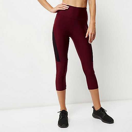 river island molly petite,jacques-vertuk At RI Active burgundy mesh sports capri leggings Pants Sale women