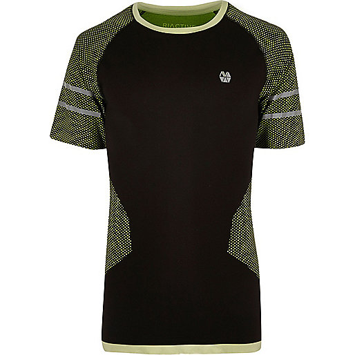 jacques-vertuk RI Active fluro black seamless sports T-shirt 299022 men T-Shirts / Vests