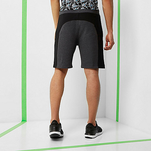 river island us sale,jacques-vertuk Online Mens RI Active grey panel sports sweat shorts Shorts Sale men