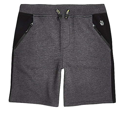 jacques-vertuk RI Active grey panel sports sweat shorts 299035 men Shorts