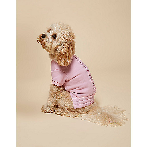 river island alannah jeans,Island In River RI Dog pink ruched jersey top Dog Clothing & Accessories women