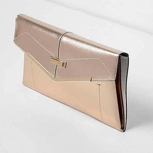 river island clutch bag black,jacques-vertuk Womens Dresses Rose gold envelope clutch bag Clutch Bags Bags / Purses women