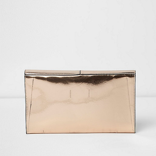 blue purse river island,jacques-vertuk Shop Rose gold envelope clutch bag women 698877