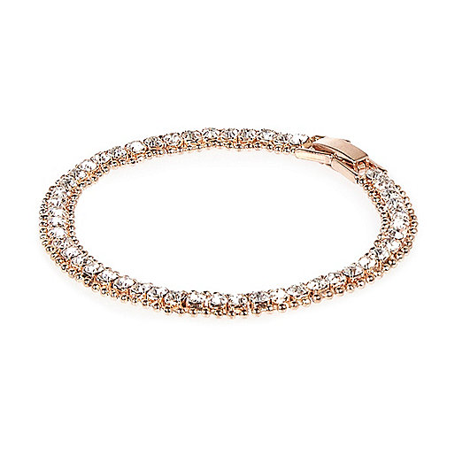 jacques-vertuk Rose gold gem encrusted bracelet 687867 women Jewellery Bracelets