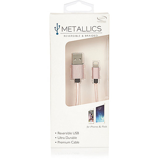 jacques-vertuk Rose gold reversible USB cable 694564 women Novelty and Gadget Gifts