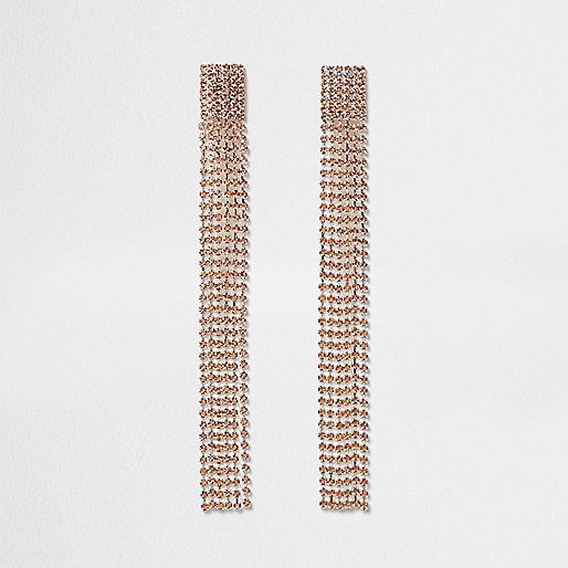 river island puff sleeve coat,jacques-vertuk All In One Rose gold tone multi strand dangle earrings Earrings Jewelry women