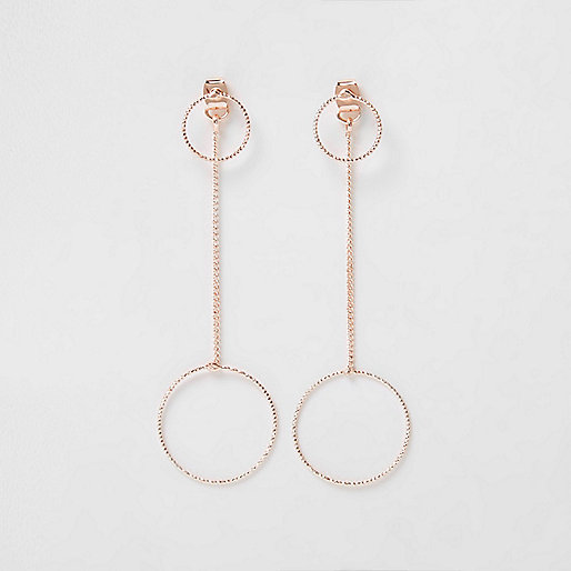 river island ladies flip flops,jacques-vertuk It Rose gold tone open circle drop earrings Earrings Jewelry women