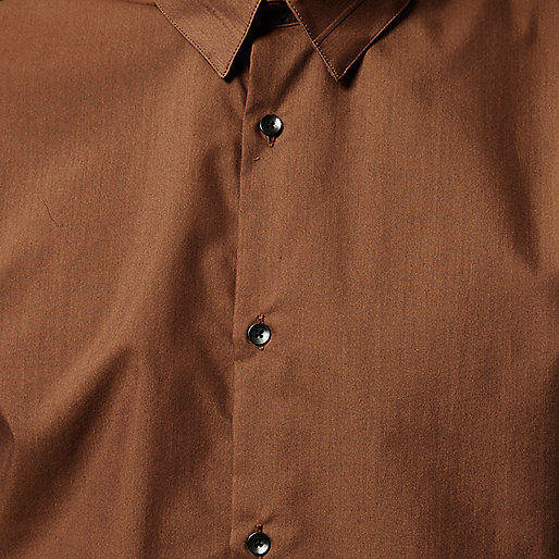 river island flared jeans petite,jacques-vertuk New Arrivals Rust brown stretch slim shirt Shirts Sale men