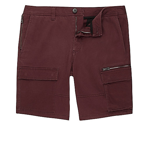 jacques-vertuk Rust red skinny cargo shorts 302953 men Shorts