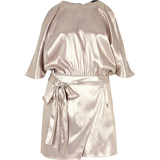 gold river island bag,jacques-vertuk UK Silver foil cold shoulder batwing romper women 698660