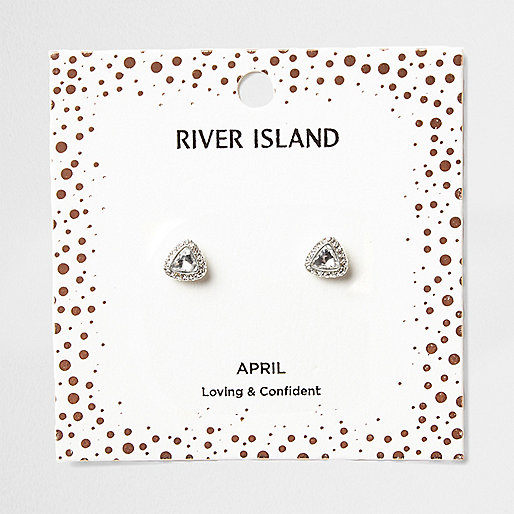 river island cream spot dress,jacques-vertuk Ladies Black Jeans Silver gem April birthstone necklace Necklaces Jewelry women