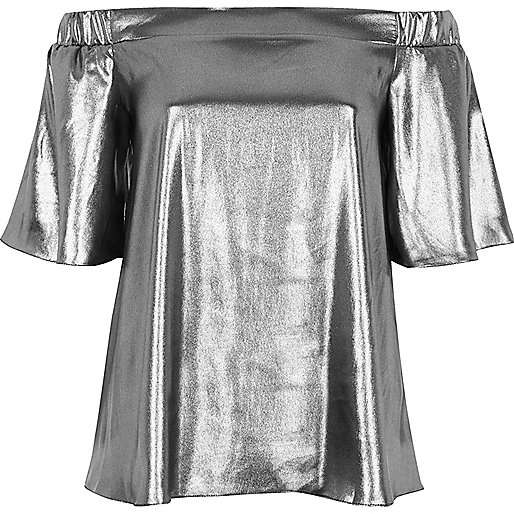 river island black star dress,jacques-vertuk Desktop Silver metallic bardot top Tops Sale women