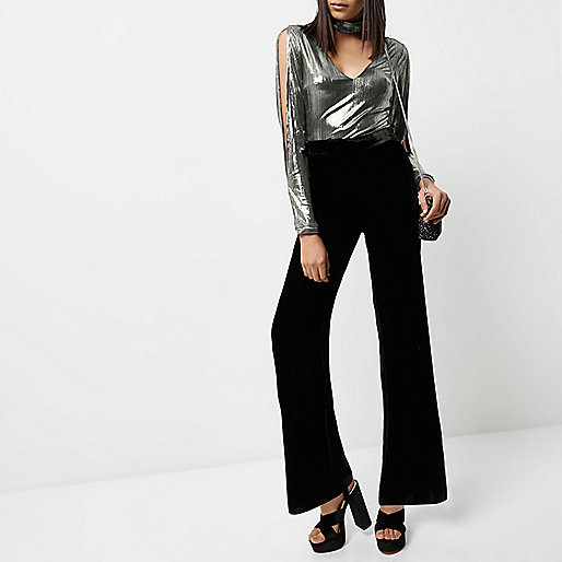 river island wallet womens,jacques-vertuk UK Silver metallic choker plunge bodysuit women 693659