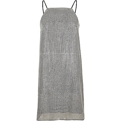 black long sleeve dress river island,Where To Buy jacques-vertuk Online Silver sequin cami mini slip dress RI Limited Edition Sale women