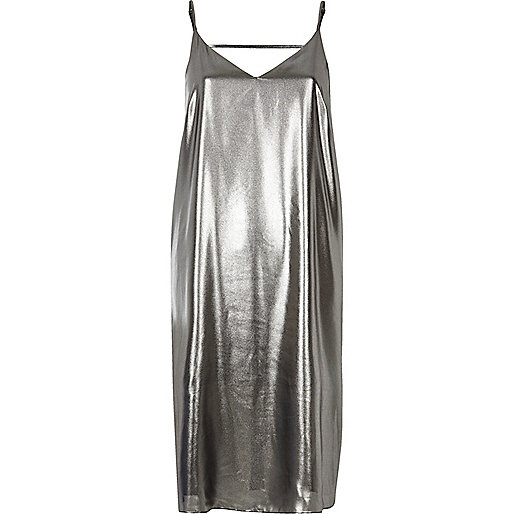 river island holdall in black,jacques-vertuk Online Silver strap back cami midi dress women 691038