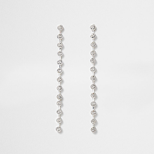 jacques-vertuk Silver tone cup chain drop earrings 704370 women Jewellery Earrings