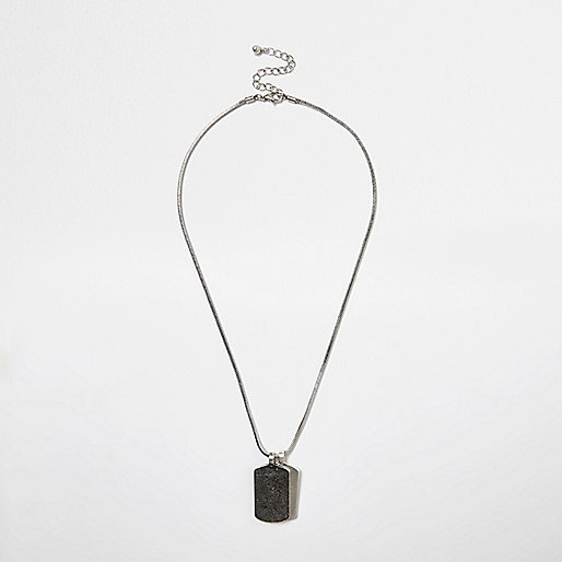 river island black backpack,jacques-vertuk Ireland Silver tone dog tag necklace men 297904