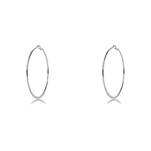 jacques-vertuk Silver tone hoop earrings 682779 women Jewellery Earrings