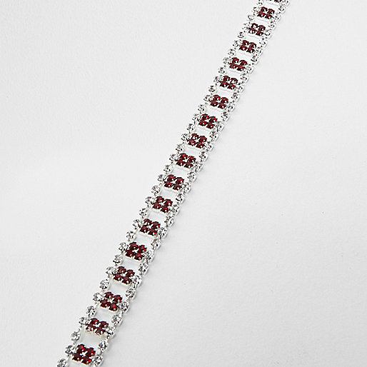 river island sale very,jacques-vertuk Outlet Silver tone ruby square gem choker women 710263