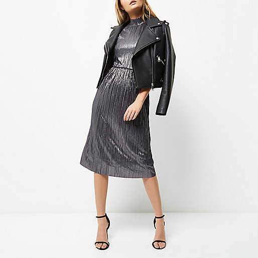 river island bronze sequin dress,jacques-vertuk Clothing Uk Silver turtleneck plisse midi dress Dresses Sale women