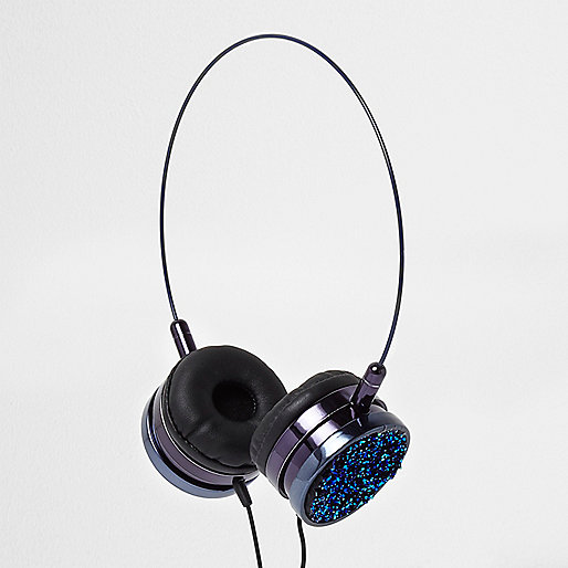 river island black chiffon dress,jacques-vertuk 2017 Skinny Dip blue glitter headphones Novelty and Gadget Gifts Sale women