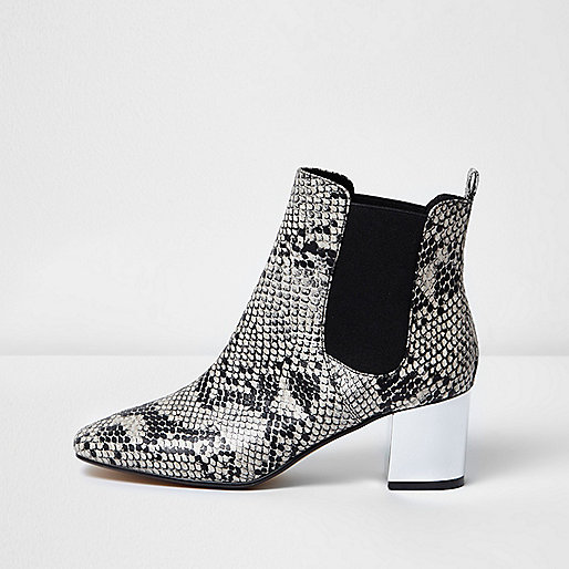 river island amelie skinny jeans,jacques-vertuk Shirts For Women Snake print metallic heel Chelsea boots RI Limited Edition Sale women