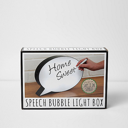 jacques-vertuk Speech bubble light box 702644 women Novelty and Gadget Gifts