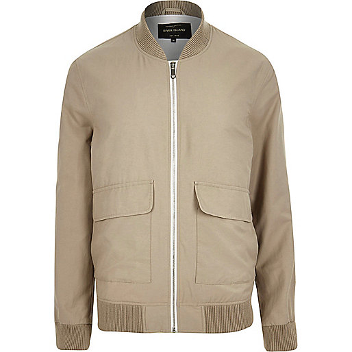 jacques-vertuk Stone beige bomber jacket 290705 men Coats / Jackets