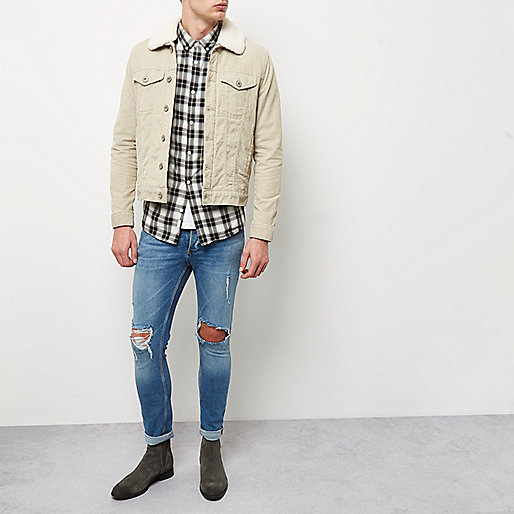 river island white mules,jacques-vertuk Online Polska Stone fleece lined corduroy jacket Coats / Jackets Sale men