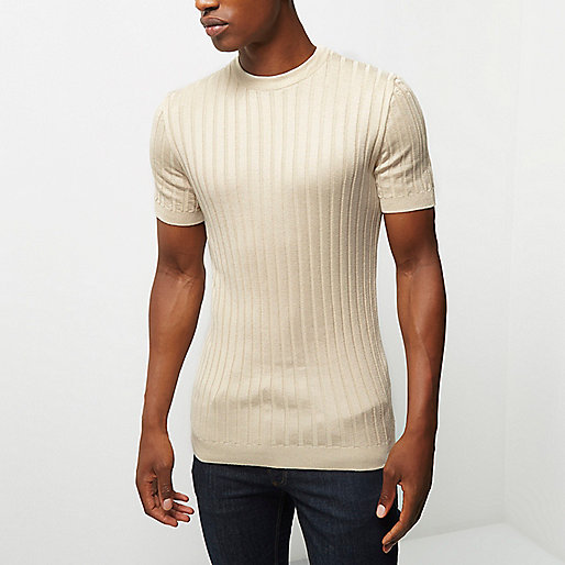 river island dogtooth dress,jacques-vertuk Online Shopping Ireland Stone ribbed muscle fit sweater T-Shirts / Tanks Sale men