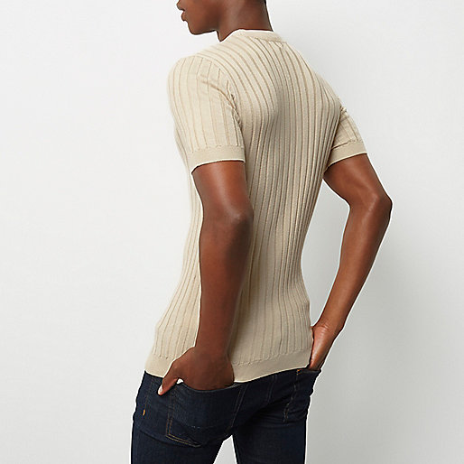 river island dogtooth dress,jacques-vertuk Online Shopping Ireland Stone ribbed muscle fit sweater T-Shirts / Tanks Sale men