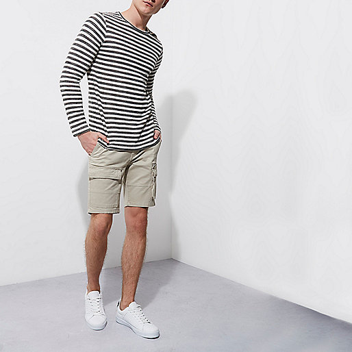 river island black shirt dress,jacques-vertuk Shoes Sale Stone skinny cargo shorts Shorts Sale men