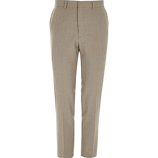 my river island account,jacques-vertuk Uk Shoes Stone skinny fit suit pants Suit Pants Suits men