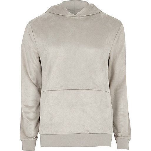 river island formal shoes,Where Stocks jacques-vertuk Stone suede panel hoodie Hoodies / Sweatshirts Sale men