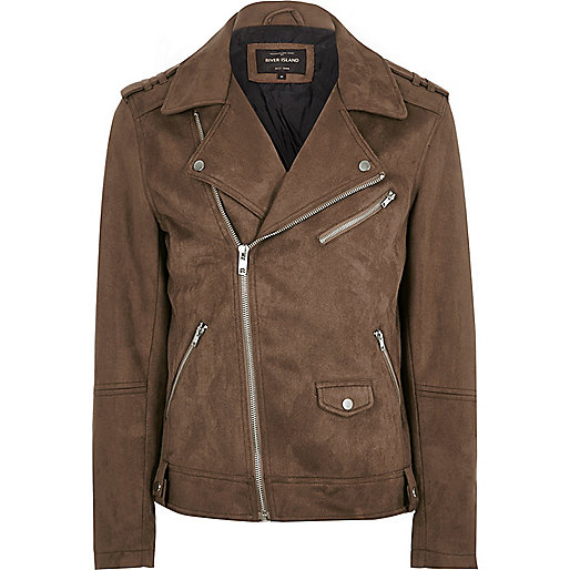 jacques-vertuk Stone textured biker jacket 298712 men Coats / Jackets