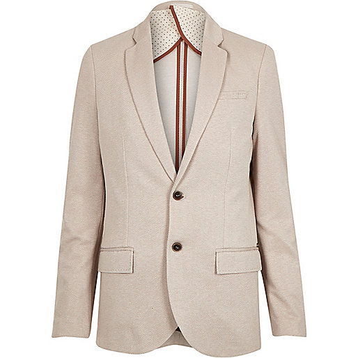 jacques-vertuk Stone woven slim blazer 288908 men Blazers