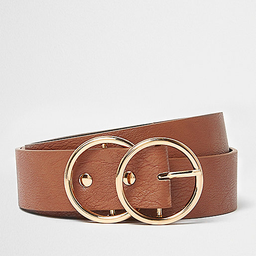 jacques-vertuk Tan double ring belt 707639 women Accessories Belts