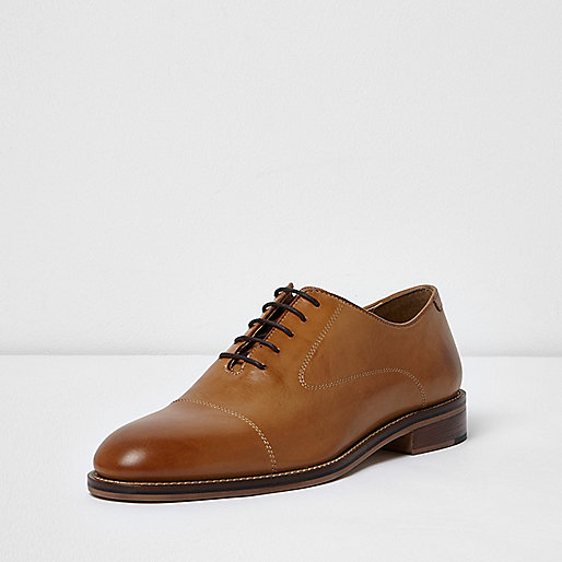 river island palazzo trousers,jacques-vertuk Sale Online Shopping Tan lace-up Oxford shoes Shoes Shoes / Boots men