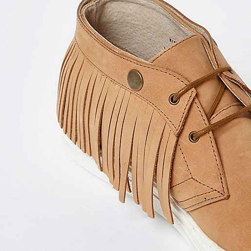 river island molly mid rise jeggings,jacques-vertuk London Tan leather fringed desert boots Shoes / Boots Sale men