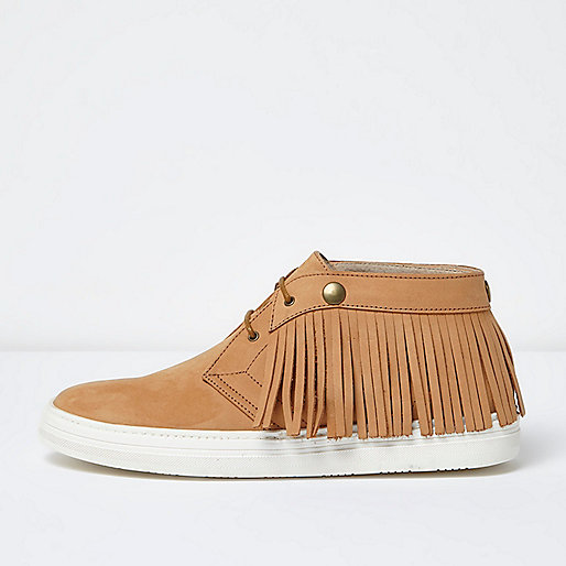 river island molly mid rise jeggings,jacques-vertuk London Tan leather fringed desert boots Shoes / Boots Sale men