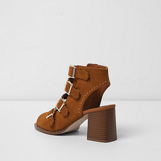 river island shoes womens sale,jacques-vertuk Dresses Online Uk Tan multi buckle block heel sandals Sandals Shoes / Boots women