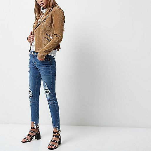 river island sale when,Womens Sale jacques-vertuk Tan suede biker jacket Coats / Jackets Sale women