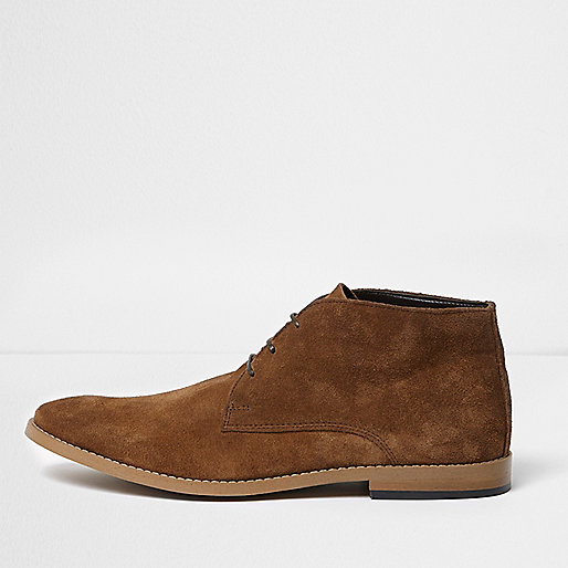 jacques-vertuk Tan suede chukka boots 300640 men Shoes / Boots Boots