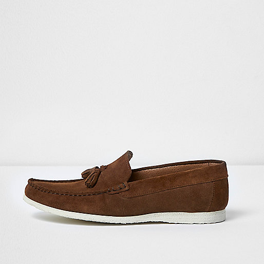 river island desert boots,Clothes Shop jacques-vertuk Tan suede white sole loafers Shoes Shoes / Boots men