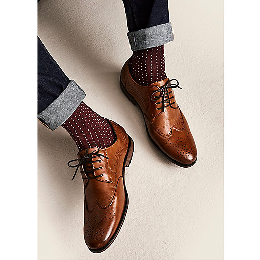 river island mum jeans,Online Shopping At jacques-vertuk Tan wingtip crocodile detail brogues Shoes Shoes / Boots men