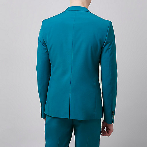 river island shopper grey,jacques-vertuk Outlet Teal blue skinny fit suit jacket men 299192